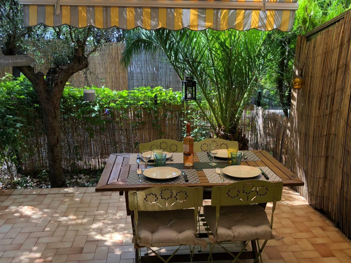 **** Beau T2 de 40 m2, jardin de 70m2, au calme, à 50 mètres de la plage Le Pradet Exterior foto