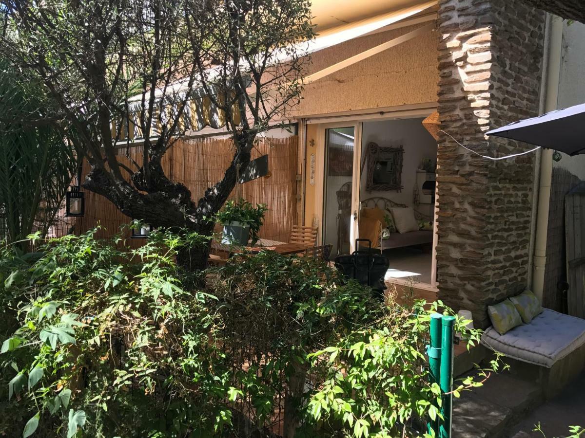 **** Beau T2 de 40 m2, jardin de 70m2, au calme, à 50 mètres de la plage Le Pradet Exterior foto